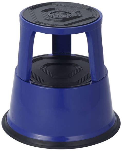 Office Collection Kick Stool RHM-B, metal, Rolling Step Stool, Kik-Step, TÜV-certified, load ...