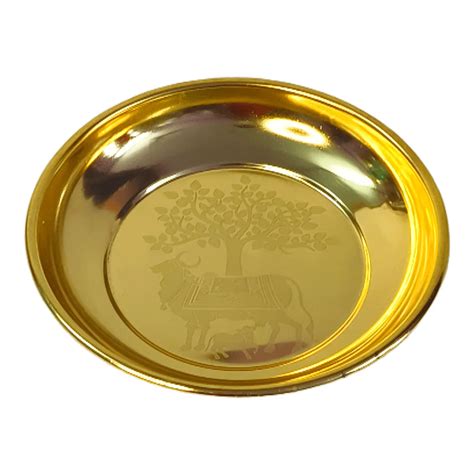 Kamadhenu Design Plate – Puja Celebrations