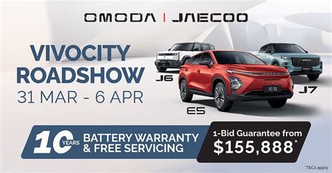 Omoda and Jaecoo Roadshow at VivoCity, VivoCity Singapore, 31 March to ...