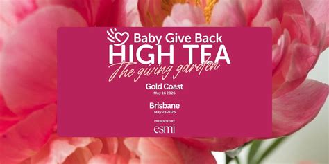Baby Give Back Gold Coast High Tea 2026, QT Gold Coast, Surfers ...