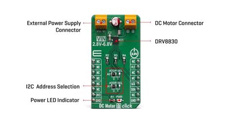 DC Motor 11 Click - Mikroe | Mouser