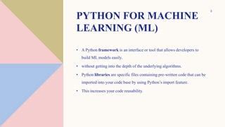 Image result for HTML Python Ml