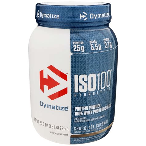 Dymatize ISO100 Chocolate Coconut Protein Powder - Shop Diet & Fitness ...