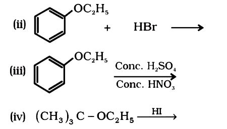 Predict the products of the following reactions: `CH_(3) - CH_(2) - CH ...