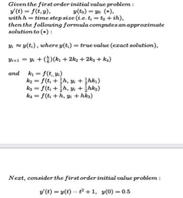 Solving Differential Equation Using RK 2 Method in MATLAB 的图像结果