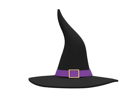 3D Witch Hat. 18742926 PNG