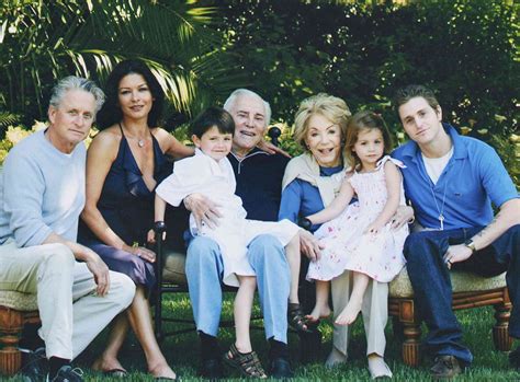 Kirk Douglas Family Photos with Wife Anne, Son Michael