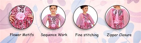 Buy Aarika Girl's net A-Line Dress Knee Length at Amazon.in