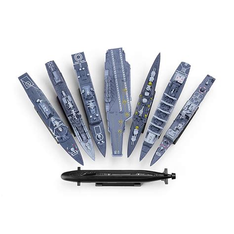 Buy 8-Piece Warship Aircraft Carrier 4D Assembled Ship Model Cruiser ...