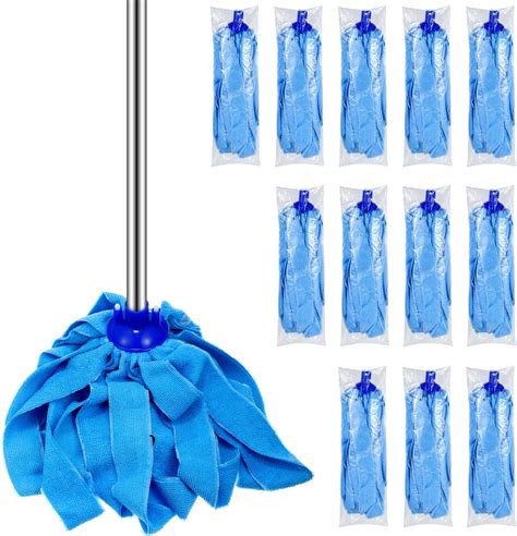 Amazon.com: Yaomiao 12 Pcs Microfiber Mop Heads Replacement for 0.8 ...