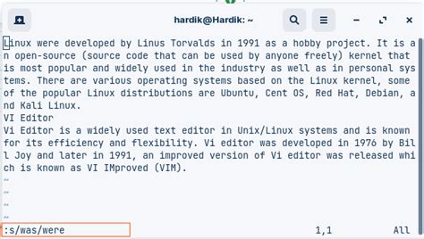Image result for VIM Linux Colon Commands
