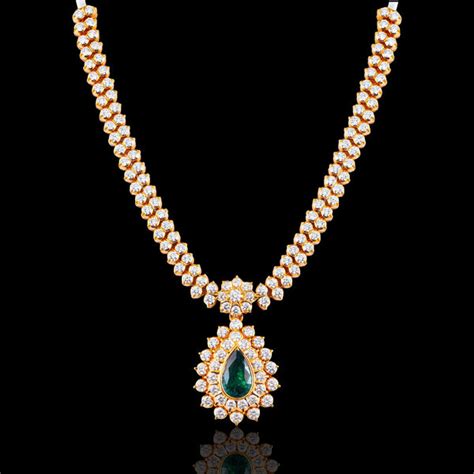 Athira Diamond Necklace_JCDJNC5002 – JCS JEWEL CREATIONS