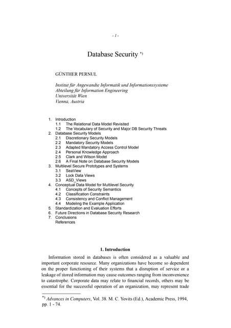 Image result for Database Security PDF