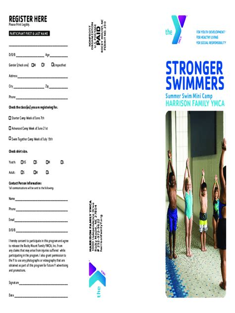Fillable Online Skills & Drills Swim Camp Fax Email Print - pdfFiller