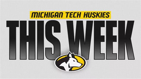 This Week in Michigan Tech Athletics - Michigan Tech