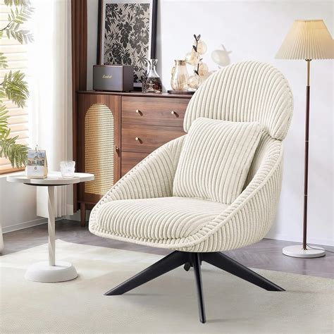Ckaff Lounge Chair Living Room 360° Rotatable Wing India | Ubuy