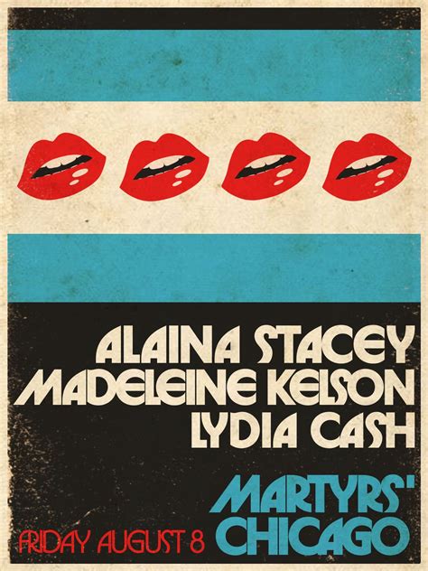 Alaina Stacey & Madeleine Kelson w/Lydia Cash at Martyrs, 3855 N ...