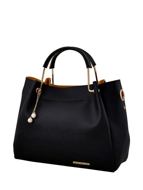 Buy Bagsy Malone Black Women Tote Combo Set Of 3 Online
