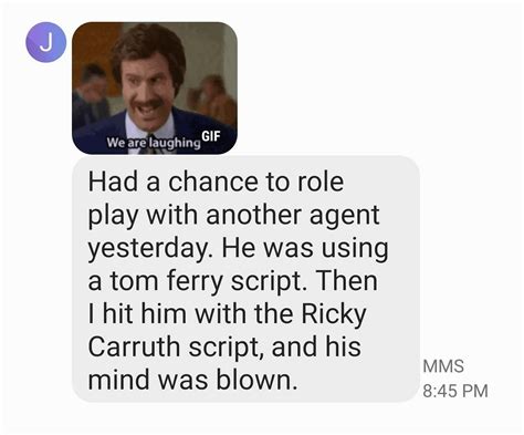 Ricky Carruth Phone Scripts 的图像结果