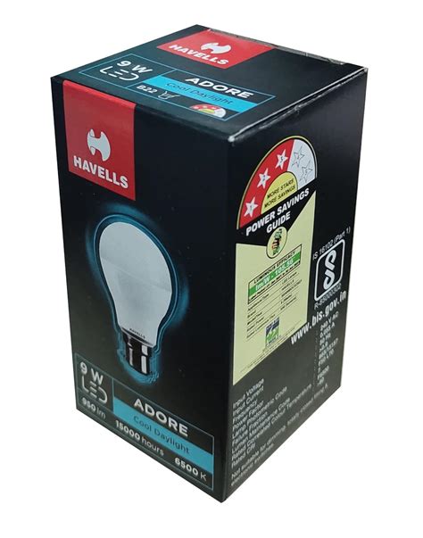 Buy Havells 9W LED Lamp, Pack of 4, Cool Day Light (LHLDEUEEML8R009 ...