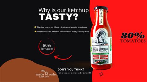 Buy Pure Tomato Ketchup from TheTrueTomato – The True Tomato