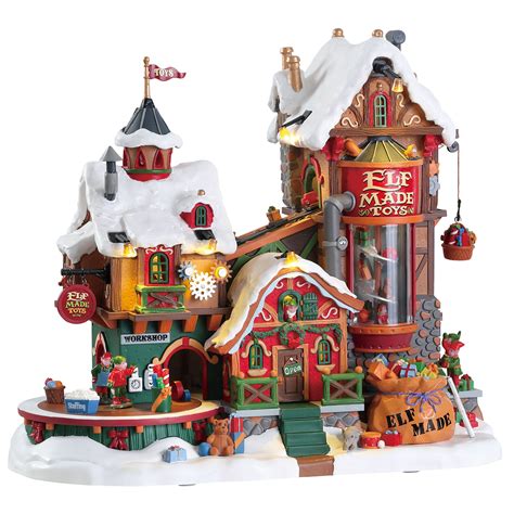 Lemax Village Collection Christmas Village Building, Elf Made Toy ...