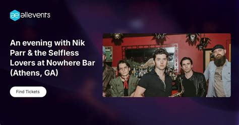An evening with Nik Parr & the Selfless Lovers at Nowhere Bar (Athens ...