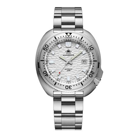 ADDIESDIVE®Turtle White Automatic Dive Watch 1970 Captain Willard Homa ...