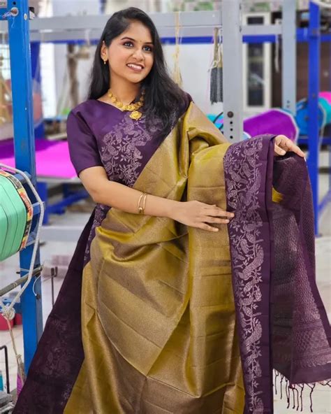 RADHI FASHION Soft Banarasi Lichi Silk Saree with Unstiched Blouse ...