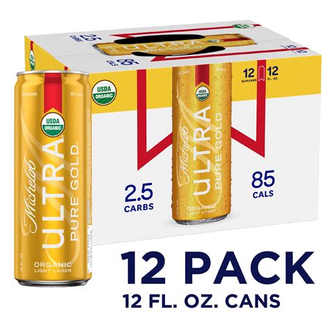 Michelob ULTRA Pure Gold Organic Domestic Beer 12 Pack 12 fl oz ...