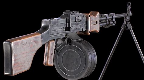 3D model RPD Light Machine Gun PBR VR / AR / low-poly | CGTrader