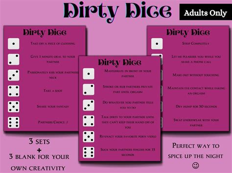 Buy Dirty Dice Game , Couples Games , Adult Games for Couples ...