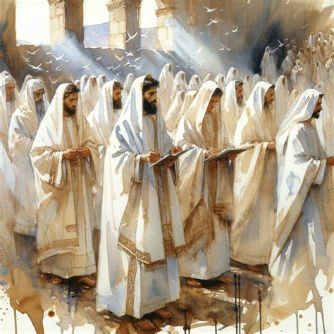The Levite priests w | Bible Art