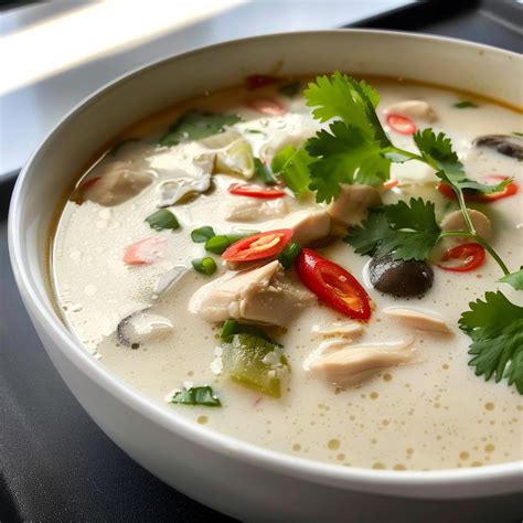 Amazing Thai Coconut Chicken Soup for a Delicious Comfort