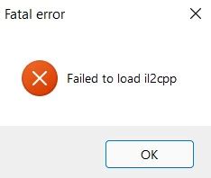 Rezultat imagine pentru Fail to Load Il2cpp