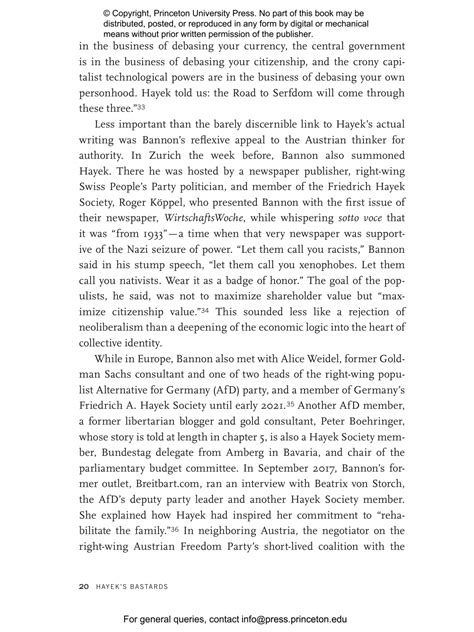 Hayek's Bastards | Princeton University Press