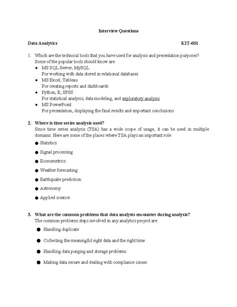 Interview QUES - Notes for the respective sub - Interview Questions ...