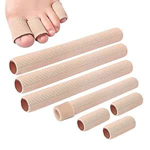 Buy 5 Pcs Gel Cotton Foot Fingers Toe Gel Cap Finger Toe Blister ...