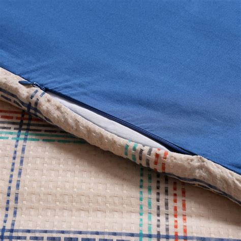 Buy MASPAR Eclectic Geo Cotton Checked 3Pcs Double Duvet Cover Set from ...
