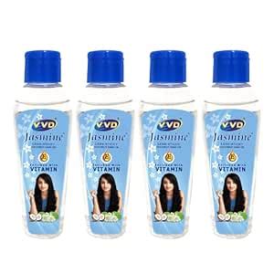 Buy Jasmine Coconut Hair Oil -100ml Bottle (Pack of 4) | Less-sticky ...