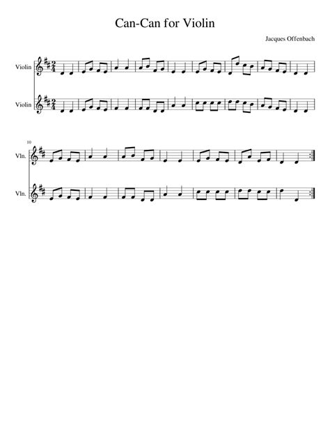 Can Can Violin Tutorial 的图像结果