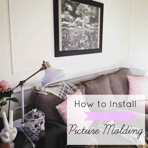 How to Install Picture Molding - at home with Ashley