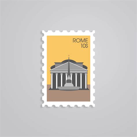 Rome Stamp Stickers - Eternal City Charm