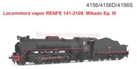 Electrotren - Novedades Diciembre 2016, Locomotora Mikado 141-2109 Ref ...
