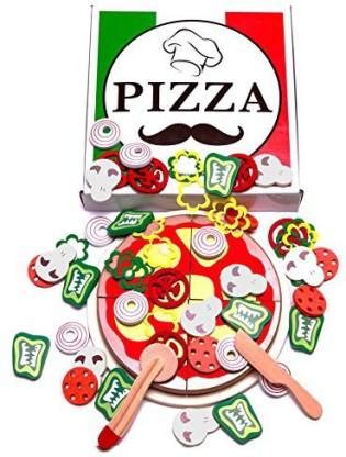 MMP Living Pizza Party - Kids Pizza Play Set With Over 50 Toppings ...