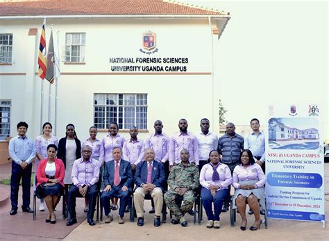 NFSU's Uganda campus launched its first training program on 17 Dec 2024 ...