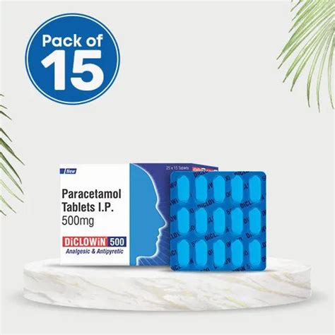 DiCLOWiN 500 Tablet | Best Body Pain Killer Tablet (Pack of 15 ...