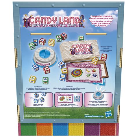Buy Candy Land Bake Off Board Game, Preschool Games, Kids Board Games ...