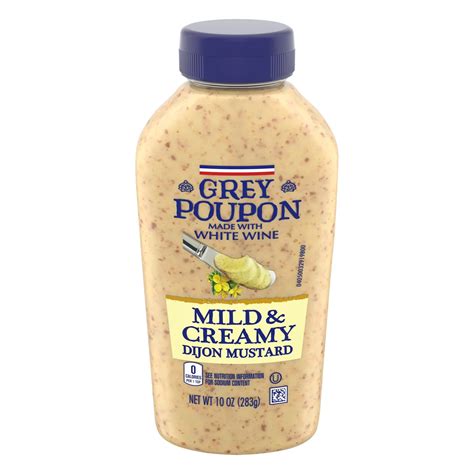 Grey Poupon Dijon Mild & Creamy Mustard - Shop Mustard at H-E-B