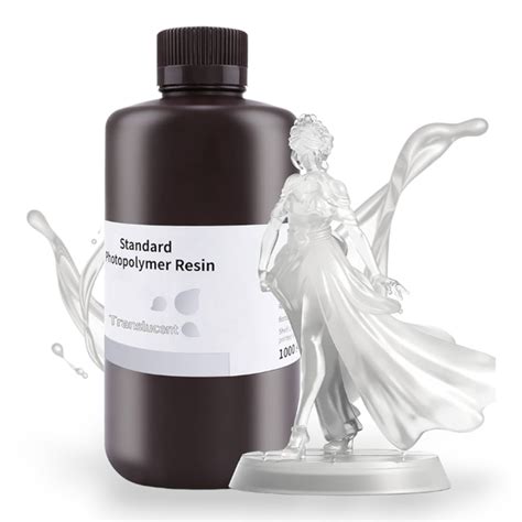 Elegoo Standard Photopolymer Resin 1000g- Translucent – Indian Hobby Center